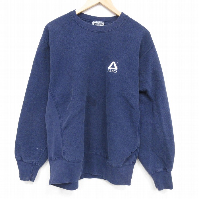 リー 90s 長袖スウェット ALKO ネイビー メンズXL相当 | 古着