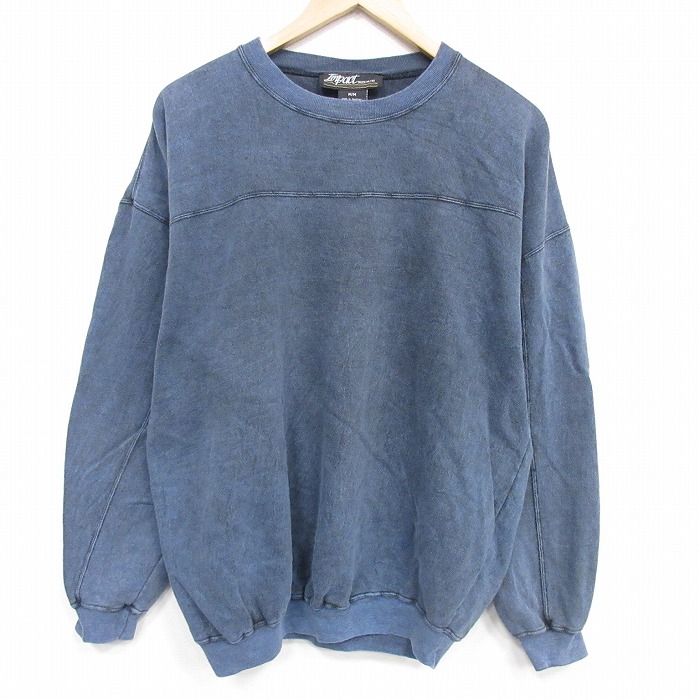 【20％OFF】00s 長袖スウェット ネイビー メンズXL相当 | 古着