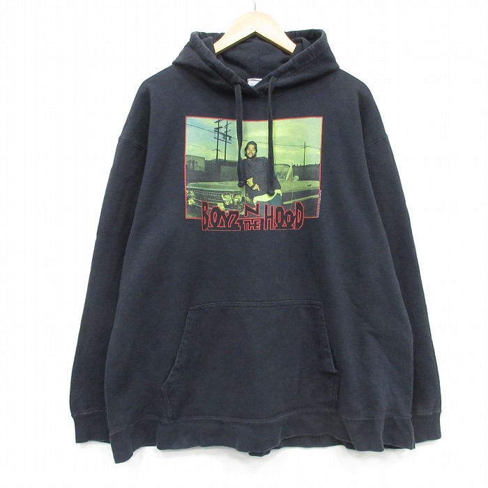 【20％OFF】長袖スウェットパーカー 映画 ブラック メンズXL相当 | 古着