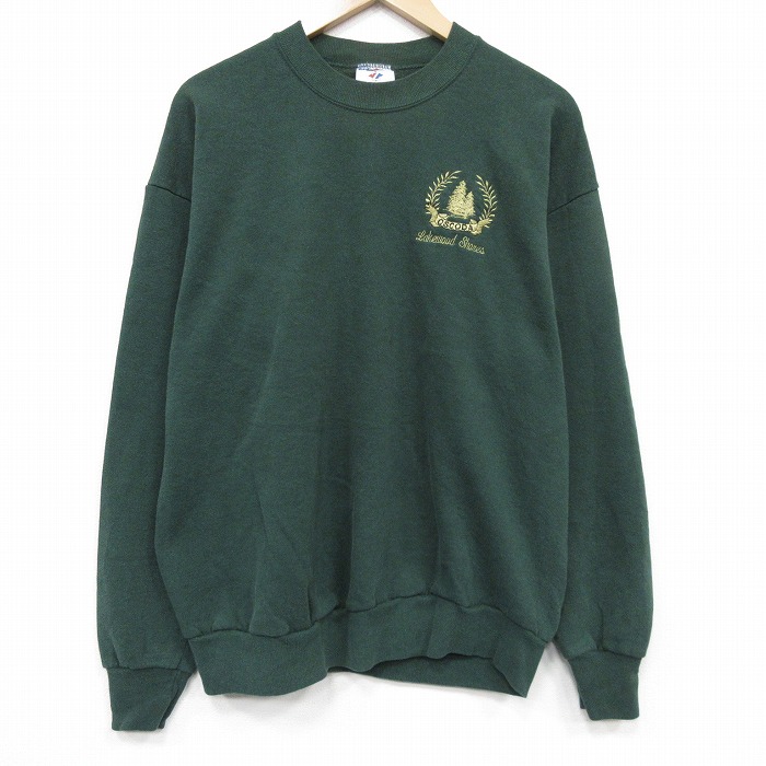ジャージーズ 90s 長袖スウェット OSCODA グリーン メンズXL相当 | 古着