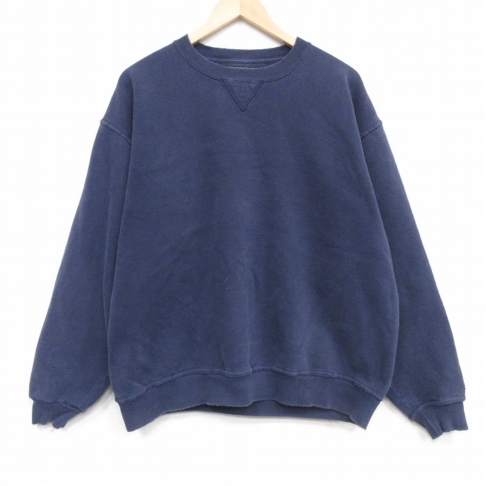 【20％OFF】ラッセル メンバーズマーク 00s 長袖スウェット ネイビー メンズXL相当 | 古着