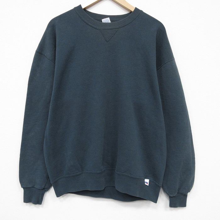 ラッセル 90s 長袖スウェット グリーン メンズXL相当 | 古着
