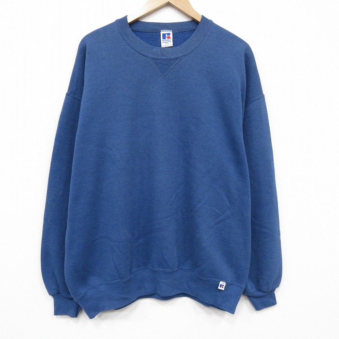 ラッセル 90s 長袖スウェット ネイビー メンズXL相当 | 古着