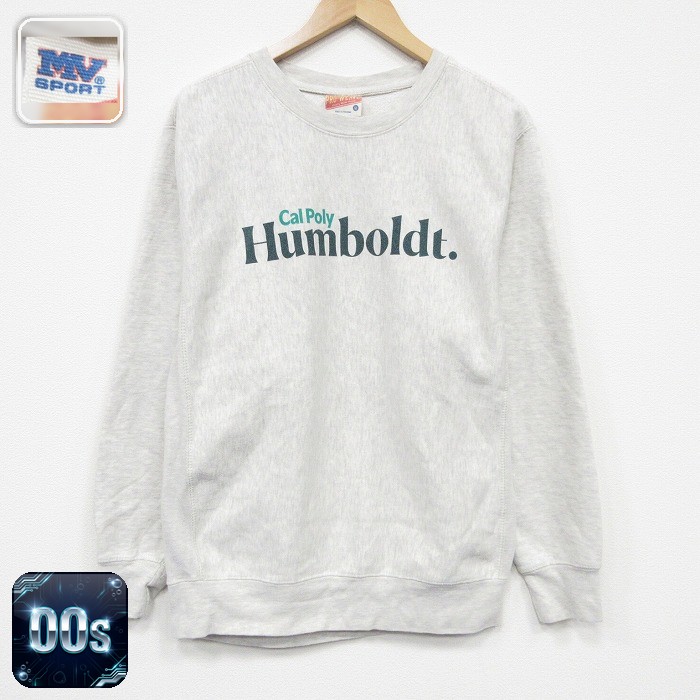 【20%OFF】MVスポーツ 00s 長袖スウェット Humboldt グレー霜降り メンズM相当 | 古着