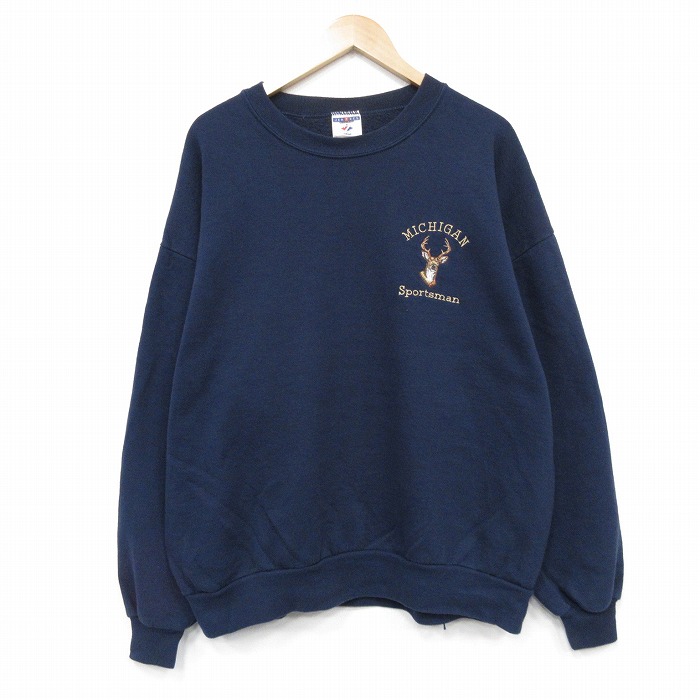 ジャージーズ 長袖スウェット ネイビー XL | 古着