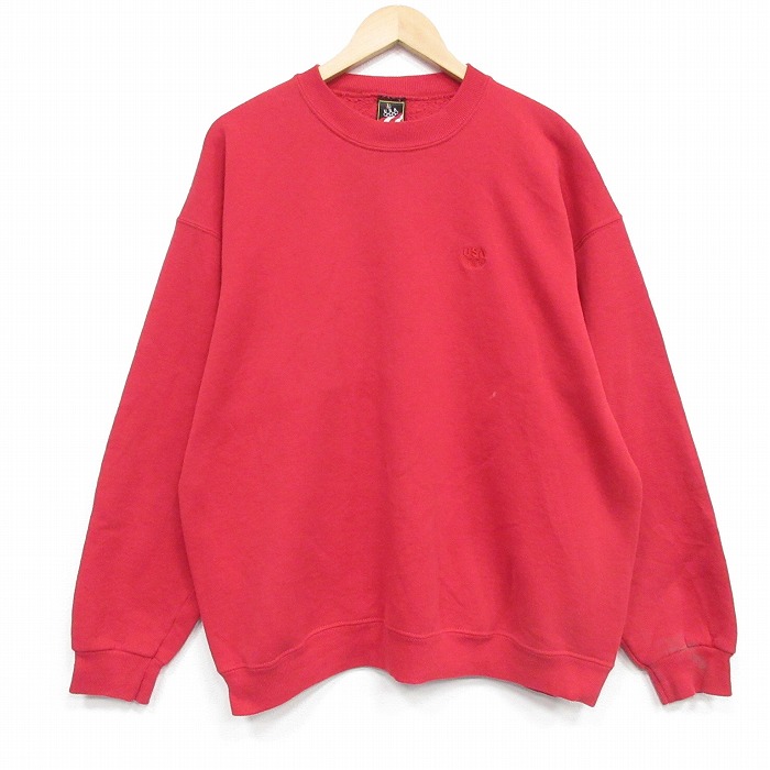 90s 長袖スウェット USAオリンピック レッド XL | 古着