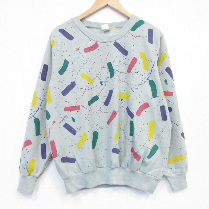 90s 長袖スウェット グレー XL | 古着