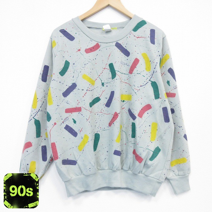 【20%OFF】90s 長袖スウェット グレー メンズXL相当 | 古着