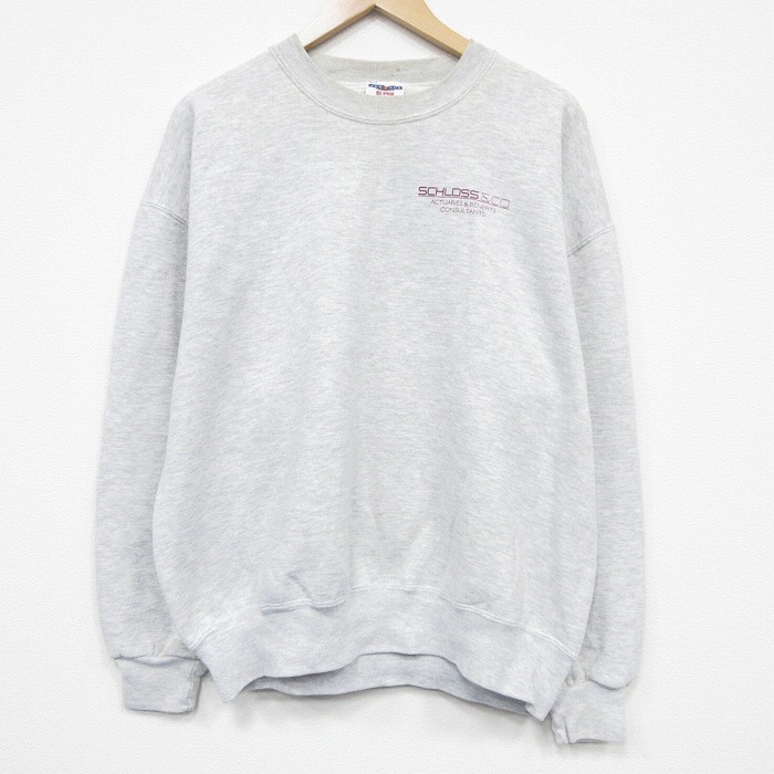 ジャージーズ 90s 長袖スウェット SCHLOSS グレー XL | 古着