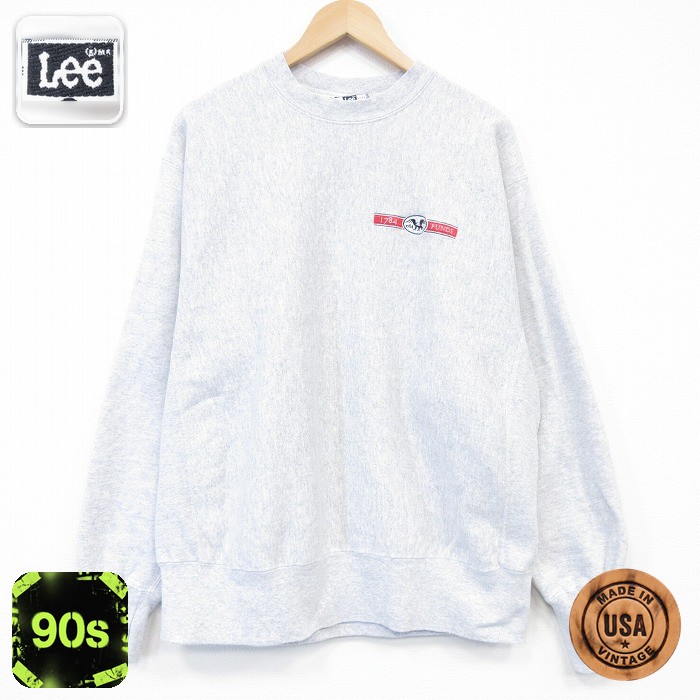 【20%OFF】リー 90s 長袖スウェット 鳥 グレー メンズXL相当 | 古着