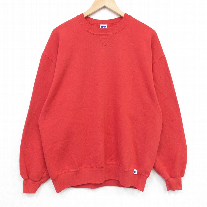 ラッセル 90s 長袖スウェット レッド XL | 古着
