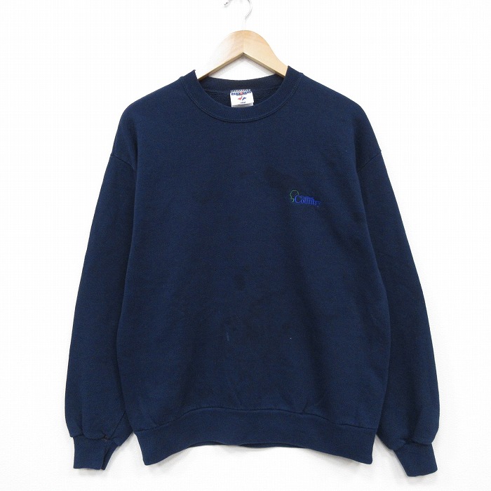 ジャージーズ 90s 長袖スウェット カントリー ネイビー M | 古着