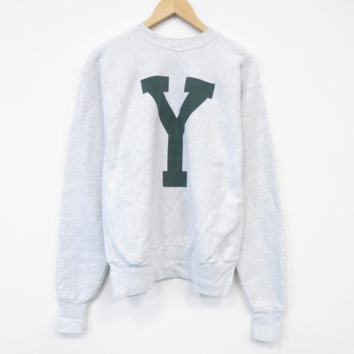 90s 長袖スウェット Yカレッジ グレー XL | 古着