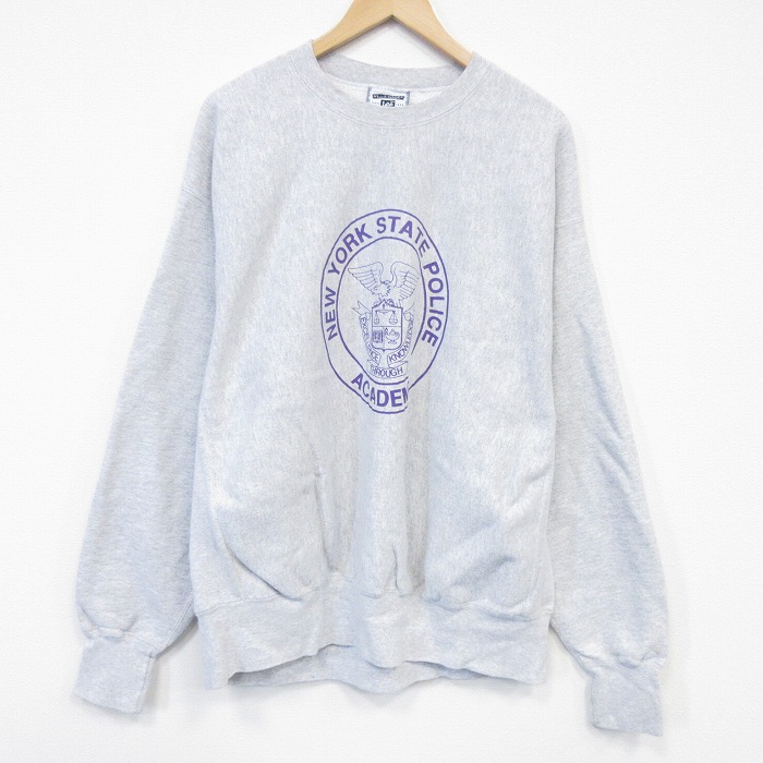 リー 90s 長袖スウェット ポリス リバースタイプ グレー XL | 古着