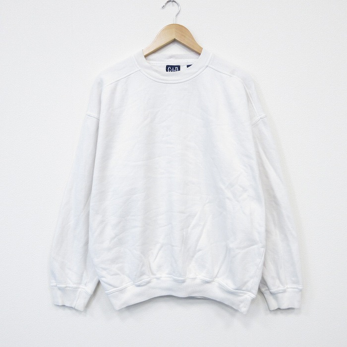 ギャップ 90s 長袖スウェット ホワイト XL | 古着