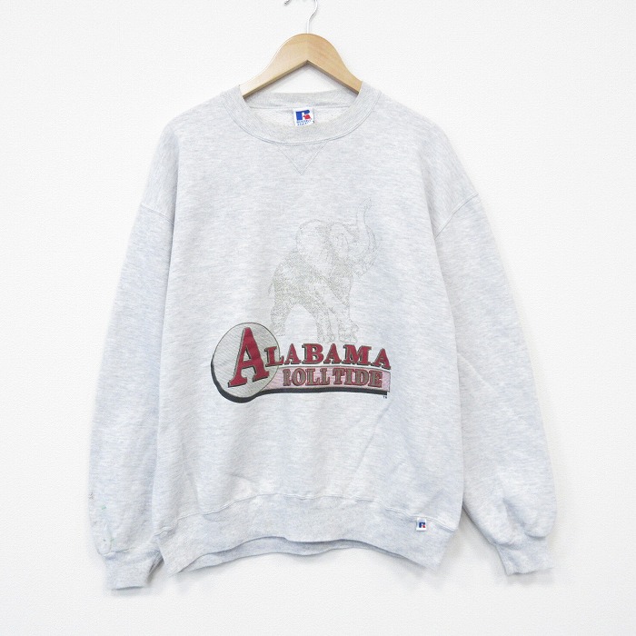 ラッセル 90s 長袖スウェット アラバマ グレー L | 古着