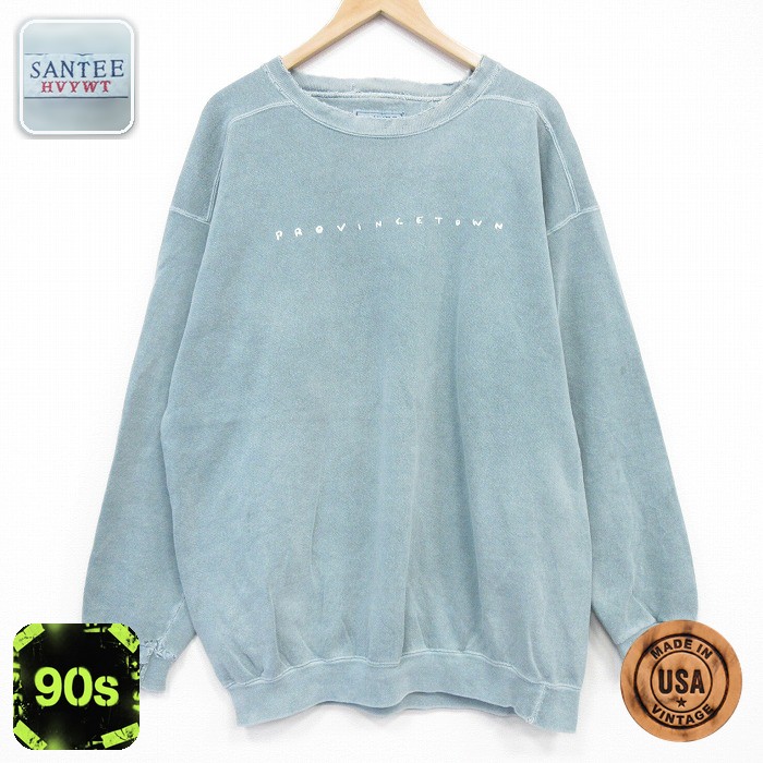 【20%OFF】90s 長袖スウェット PROVINCETOWN カーキ メンズXL相当 | 古着
