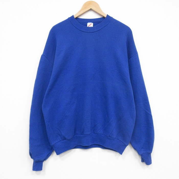 ジャージーズ 90s 長袖スウェット ブルー L | 古着