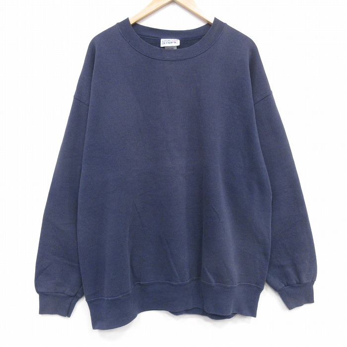 00s 長袖スウェット ネイビー XL | 古着