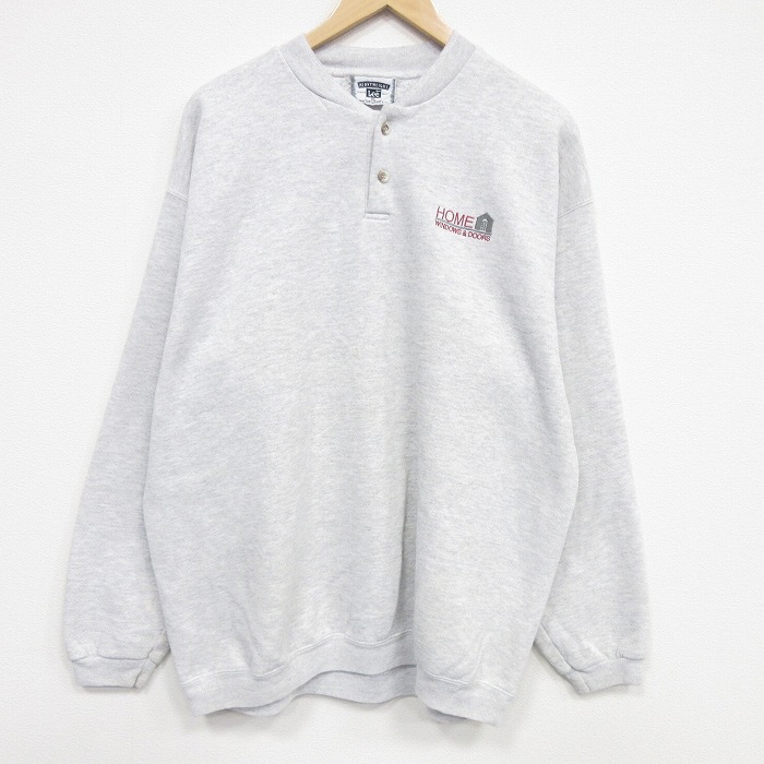 リー 90s 長袖スウェット HOME グレー XL | 古着