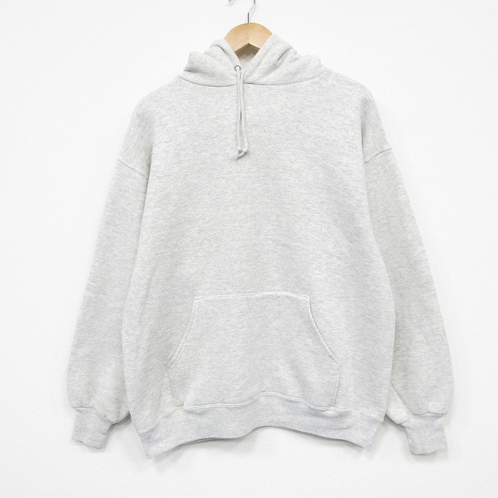 90s 長袖パーカー グレー L | 古着