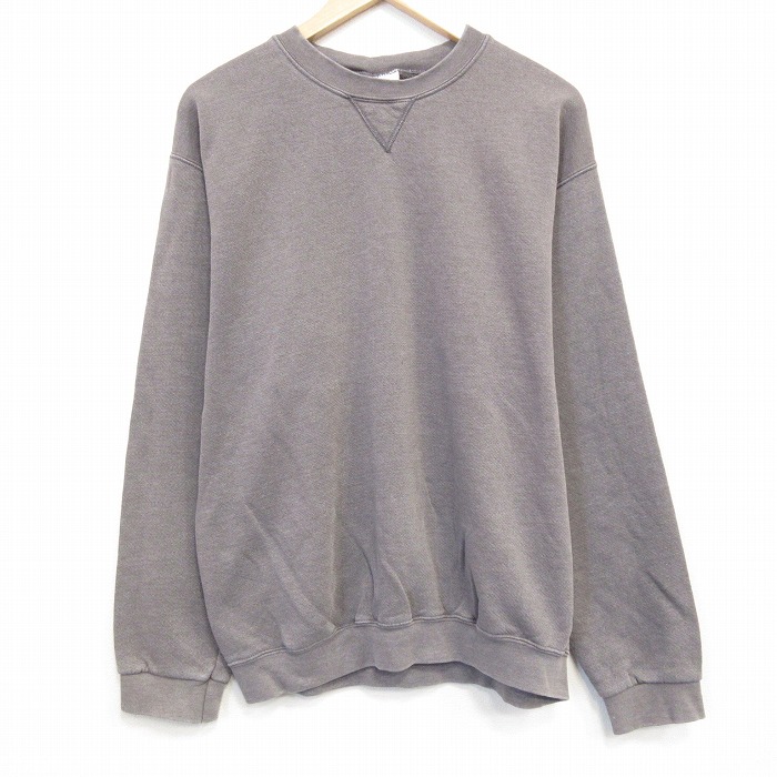 90s 長袖スウェット グレー L | 古着