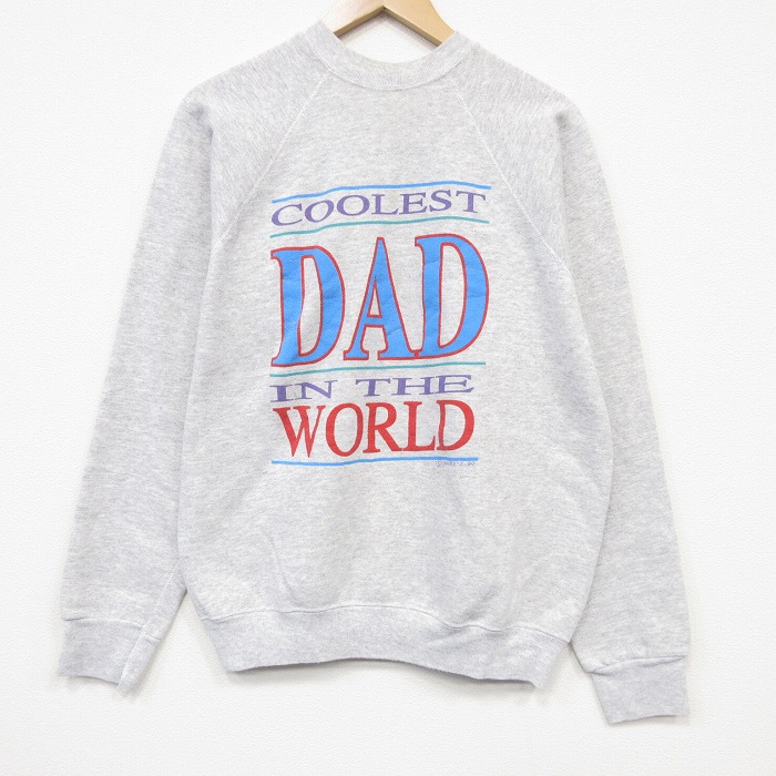 TULTEX 90s 長袖スウェット DAD ラグラン グレー メンズM相当 | 古着