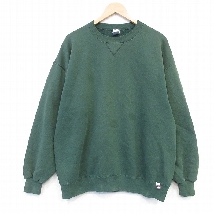ラッセル 90s 長袖スウェット グリーン メンズXL相当 | 古着
