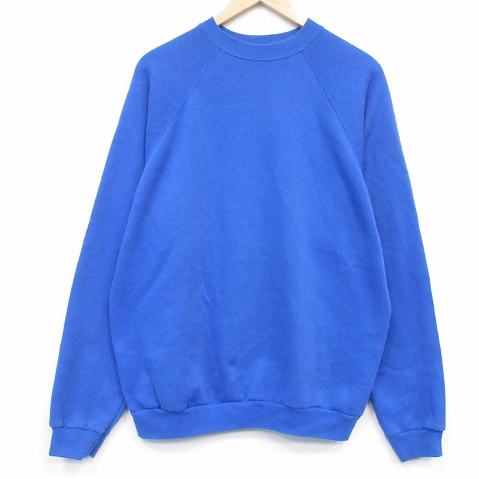 TULTEX 90s 長袖スウェット ラグラン ブルー メンズL相当 | 古着