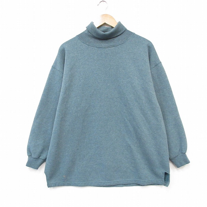 90s 長袖スウェット グリーン メンズL相当 | 古着