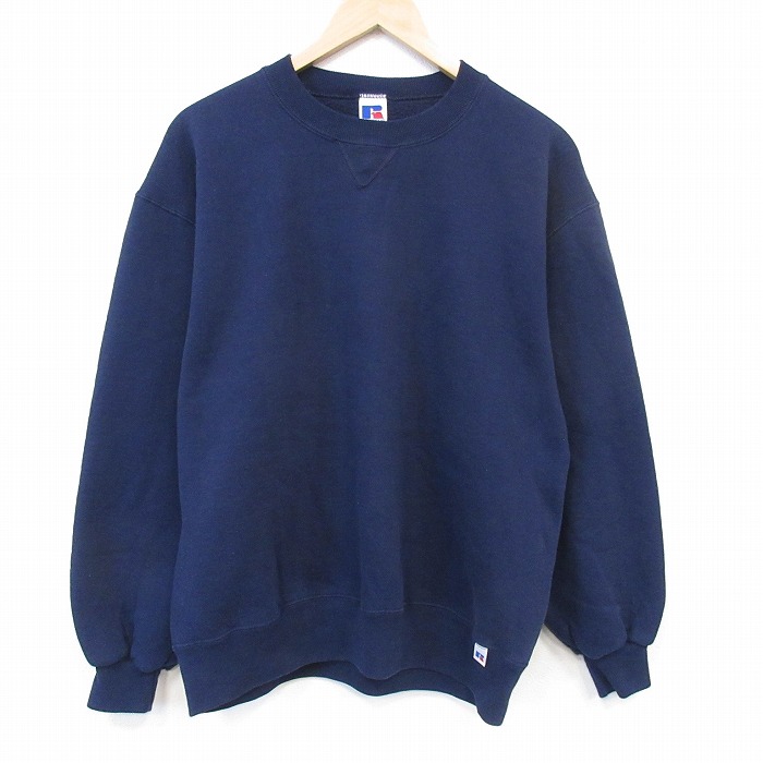 ラッセル 90s 長袖スウェット ネイビー メンズL相当 | 古着