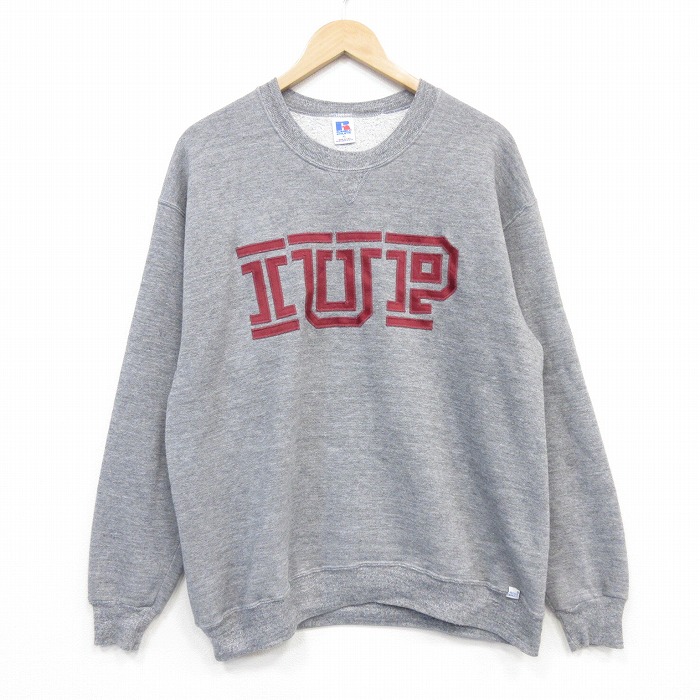 ラッセル 80s 長袖スウェット IUP グレー メンズL相当 | 古着
