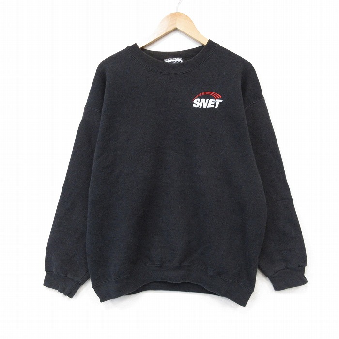 リー 90s 長袖スウェット SNET ブラック メンズL相当 | 古着