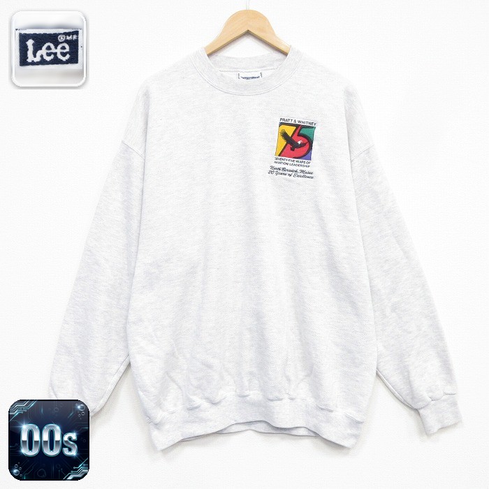 リー 00s 長袖スウェット 鳥 グレー メンズXL相当 | 古着