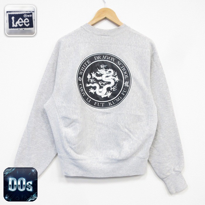 リー 00s 長袖スウェット ドラゴン グレー メンズL相当 | 古着