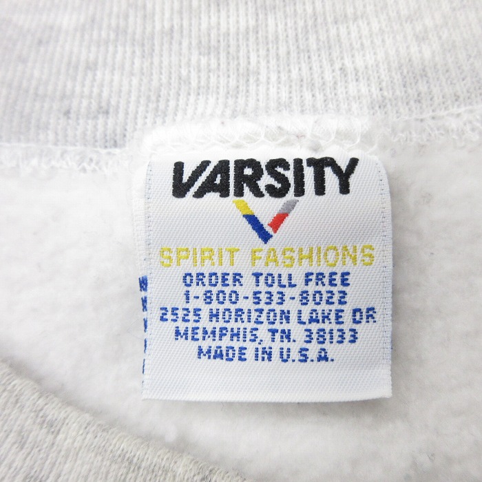 古着通販 XL☆古着 長袖 スウェット メンズ 90年代 90s SPIRIT