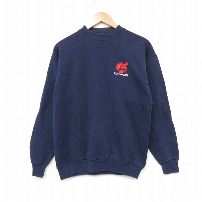 TULTEX 90s 長袖スウェット エビ ネイビー メンズM相当 | 古着