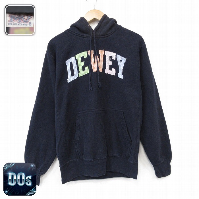 MVスポーツ 00s 長袖パーカー DEWEY リバースタイプ ネイビー メンズM相当 | 古着