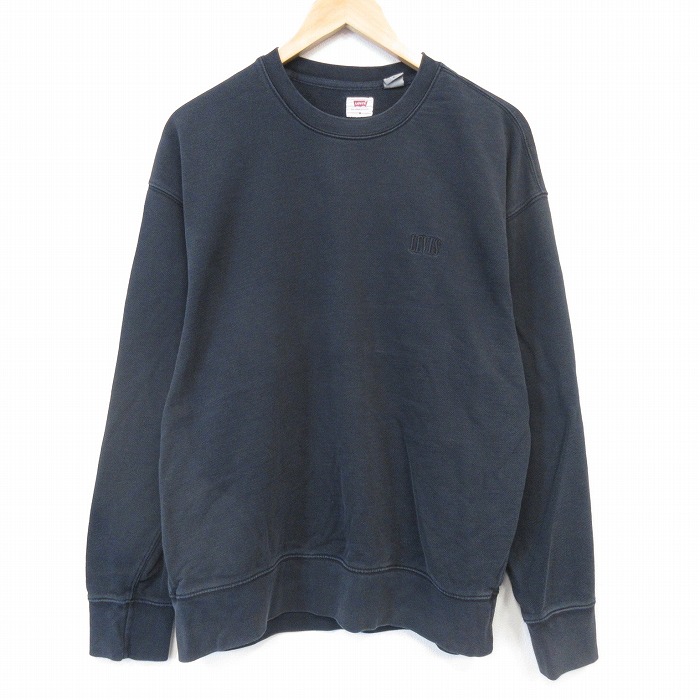 リーバイス 長袖トップス ワンポイントロゴ ブラック メンズL相当 | 古着