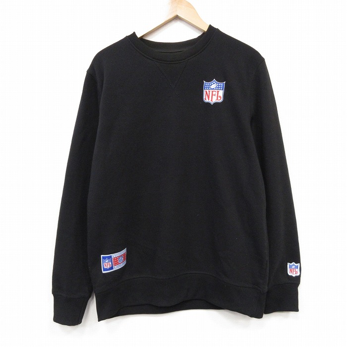 NFL 長袖スウェット アメフト スーパーボウル ブラック メンズL相当 | 古着