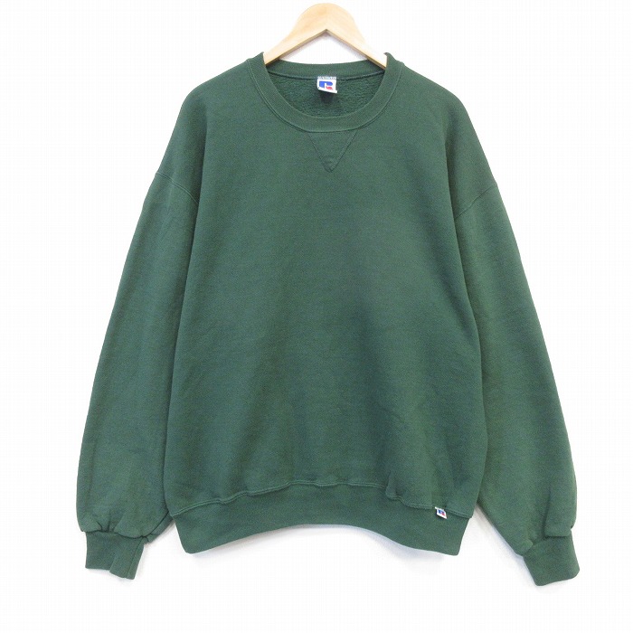 ラッセル 00s 長袖スウェット グリーン メンズXL相当 | 古着