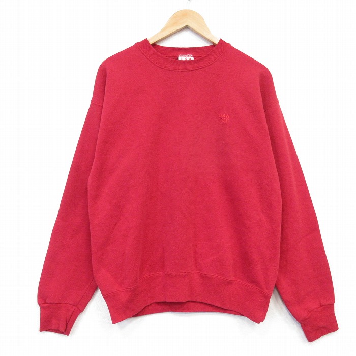90s 長袖スウェット USAオリンピック レッド メンズM相当 | 古着