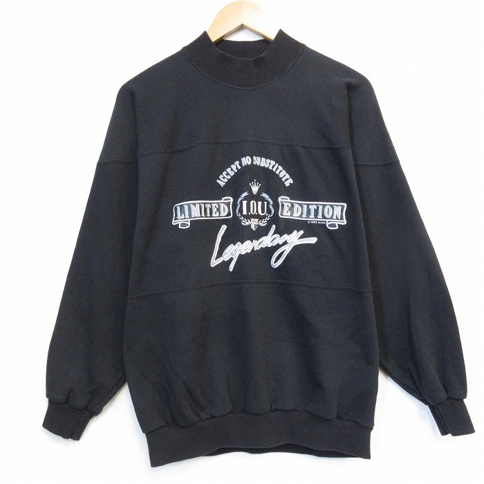 MR. GOLF 古着　90s スウェット　Lサイズ 古着通販 L☆古着 長袖 スウェット メンズ 90年代 90s モックネック