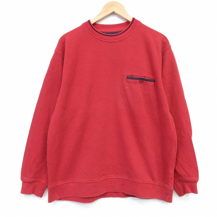 ピエールカルダン 00s 長袖トップス レッド メンズL相当 | 古着