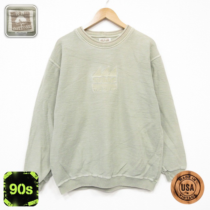 90s 長袖トップス TUBAC ベージュ メンズL相当 | 古着
