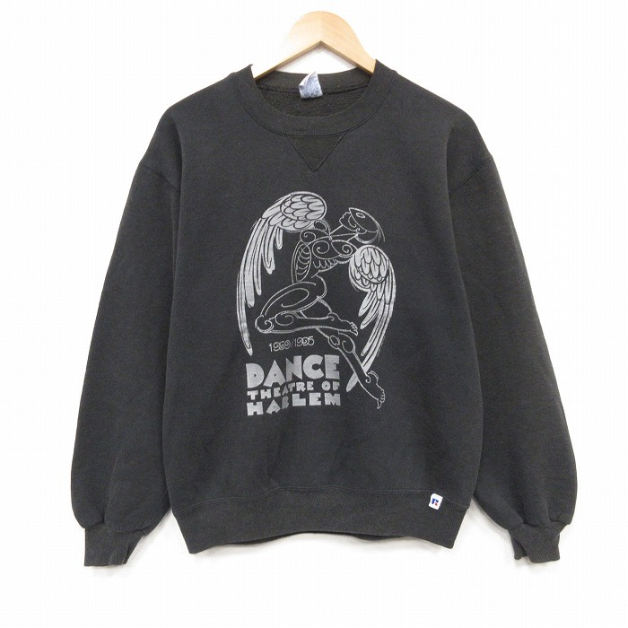 ラッセル 90s 長袖スウェット ダンス ブラック メンズM相当 | 古着
