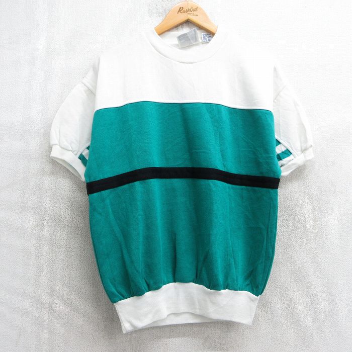 90s 半袖スウェット ホワイト M | 古着