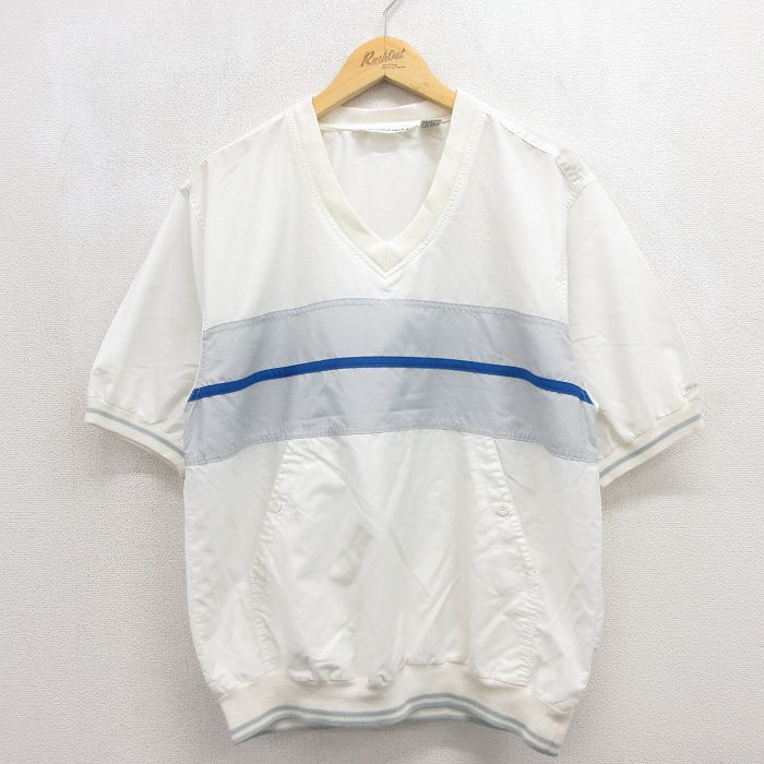 ピエールカルダン 90s 半袖トップス ホワイト メンズL相当 | 古着