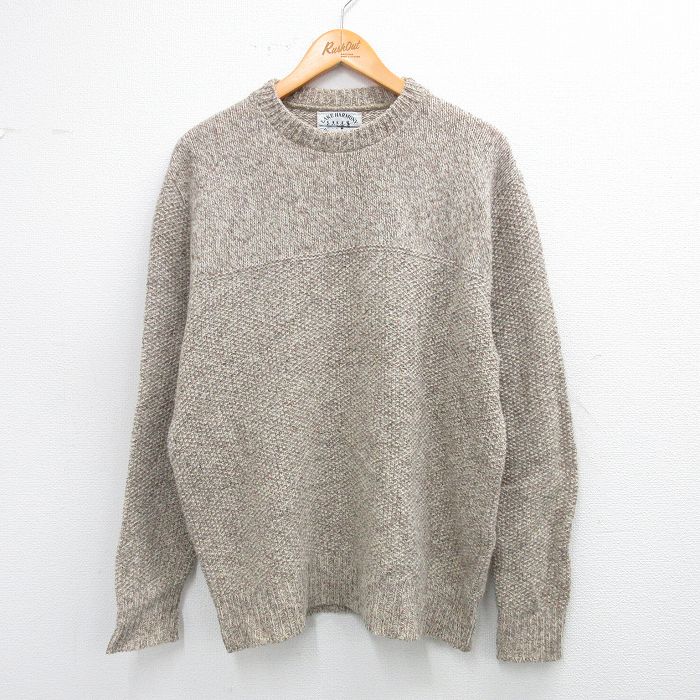 【50%OFF】80s 長袖セーター カーキ M | 古着