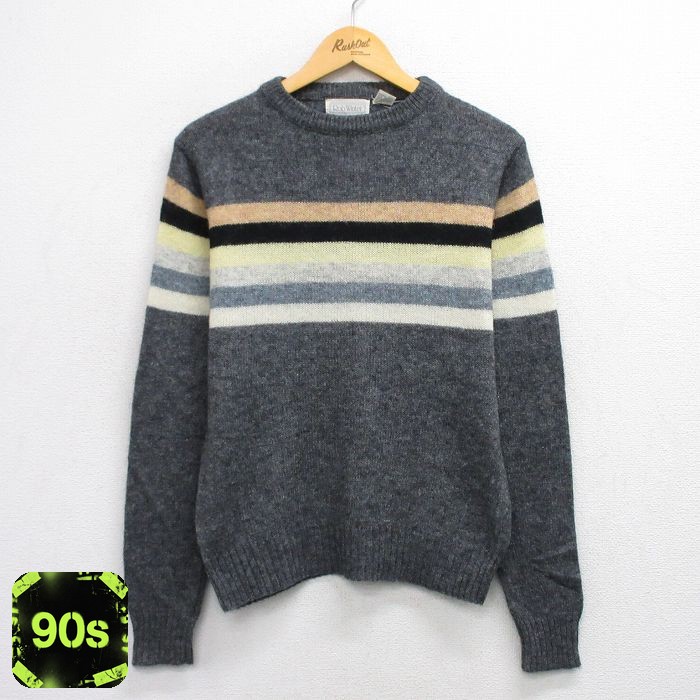 90s 長袖セーター グレー S | 古着